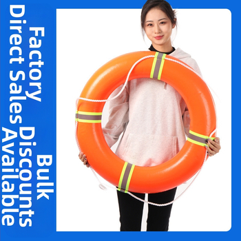 Pieaugušo glābšanas riņķis, PVC jūras, profesionāls, biezināts ciets plastmasas riņķis ar reklāmas logotipu