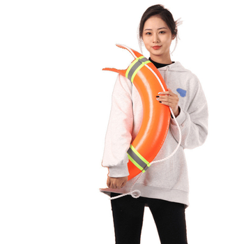 Pieaugušo glābšanas riņķis, PVC jūras, profesionāls, biezināts ciets plastmasas riņķis ar reklāmas logotipu