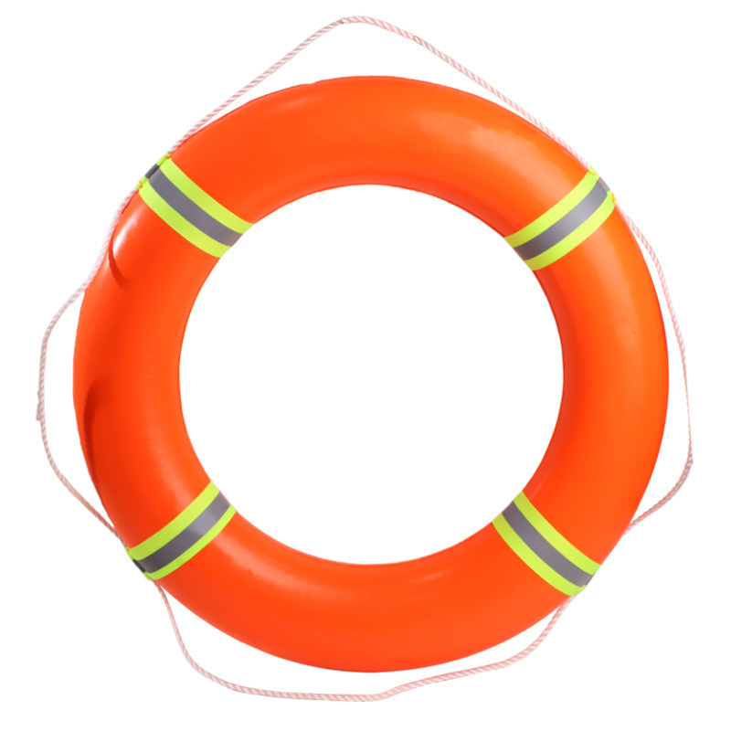Pieaugušo glābšanas riņķis, PVC jūras, profesionāls, biezināts ciets plastmasas riņķis ar reklāmas logotipu