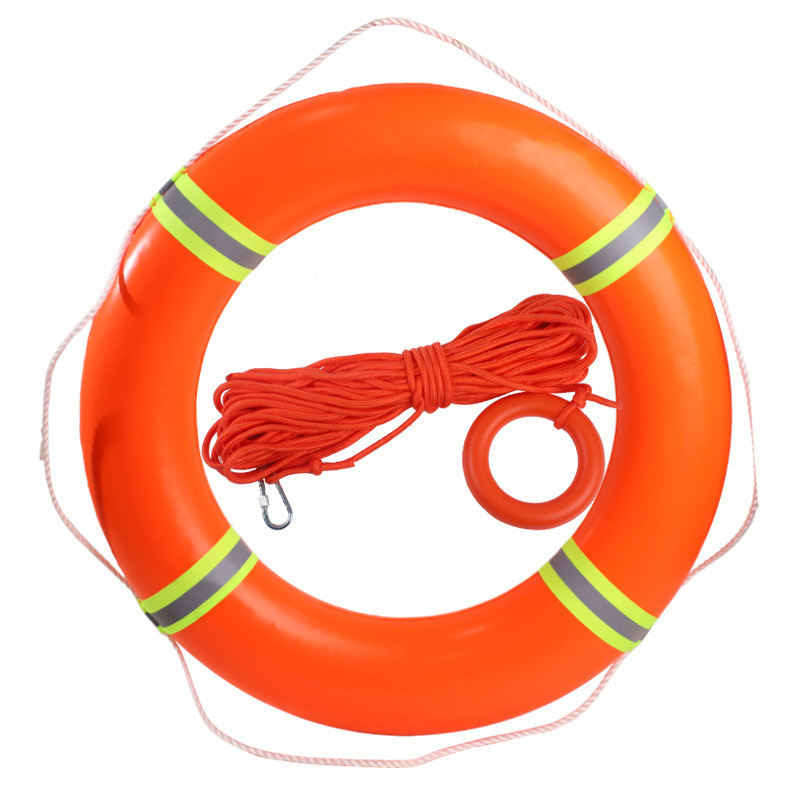 Pieaugušo glābšanas riņķis, PVC jūras, profesionāls, biezināts ciets plastmasas riņķis ar reklāmas logotipu