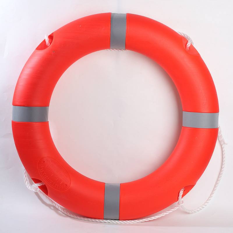 Pieaugušo glābšanas riņķis, PVC jūras, profesionāls, biezināts ciets plastmasas riņķis ar reklāmas logotipu