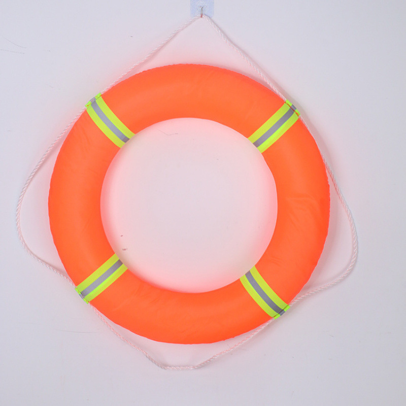 Pieaugušo glābšanas riņķis, PVC jūras, profesionāls, biezināts ciets plastmasas riņķis ar reklāmas logotipu