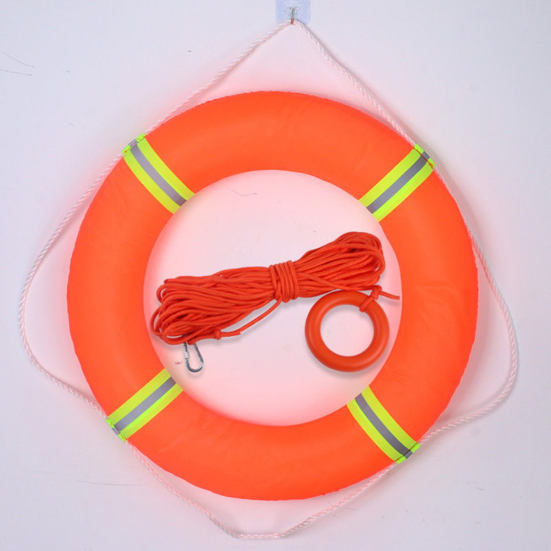 Pieaugušo glābšanas riņķis, PVC jūras, profesionāls, biezināts ciets plastmasas riņķis ar reklāmas logotipu