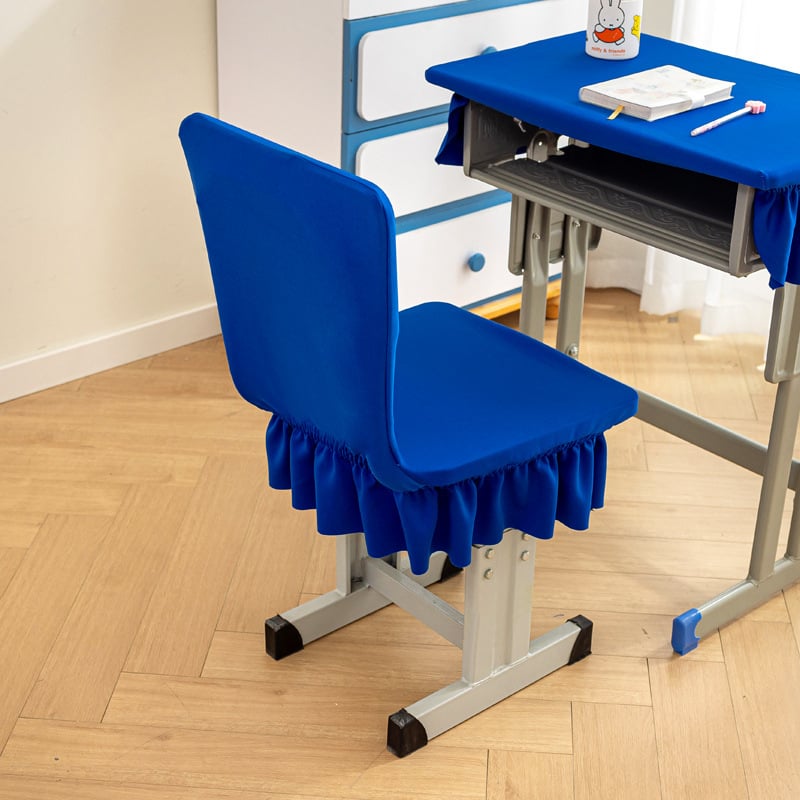 Skolas krēsla pārvalks – viengabala, elastīgs, poliesters, vienkāršs un moderns stils