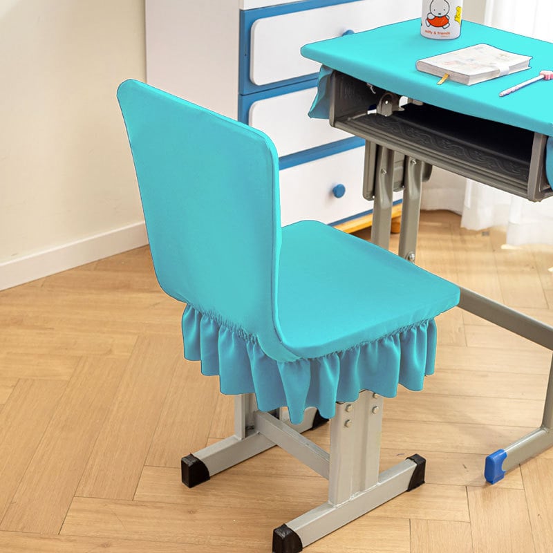 Skolas krēsla pārvalks – viengabala, elastīgs, poliesters, vienkāršs un moderns stils