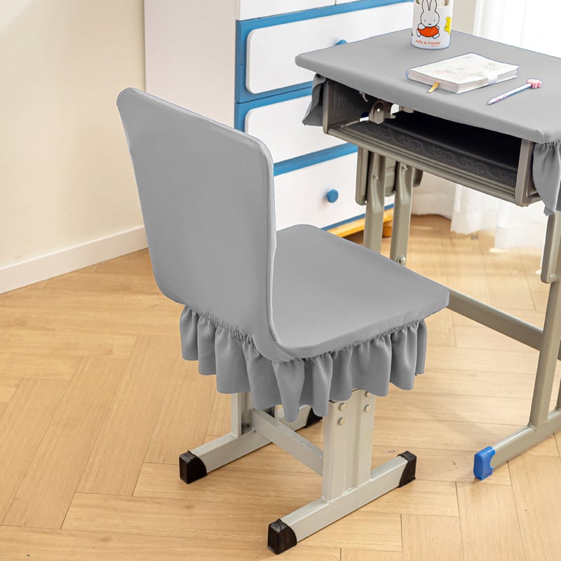 Skolas krēsla pārvalks – viengabala, elastīgs, poliesters, vienkāršs un moderns stils