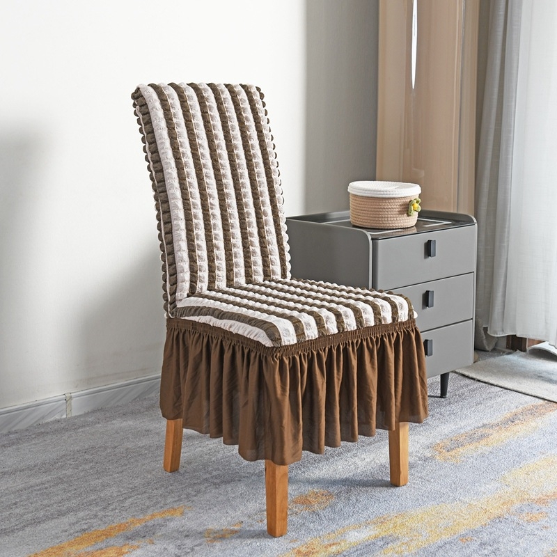 Ibanas Navlaka za Stolicu - Poliester, Otporna na Habanje, Otporna na Prašinu, Dekorativna, Prugasti Uzorak