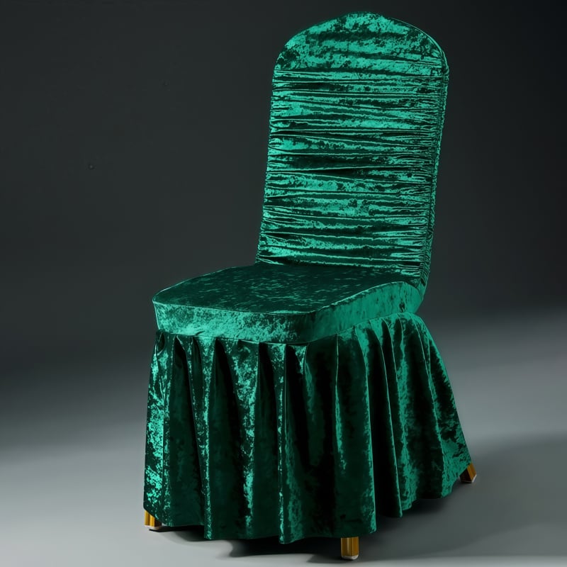 Krēsla pārvalks – kāzu stils, viesnīcas dizains, maisījuma materiāls