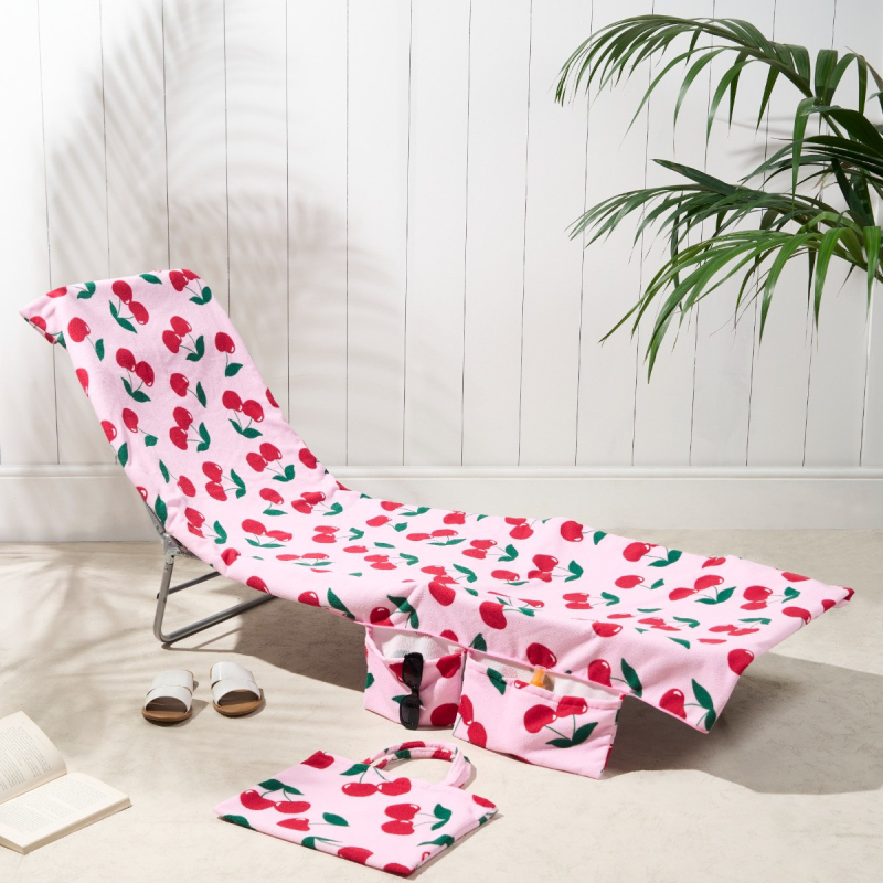 Navlake za plažne stolice i ležaljke – mikrovlakna, tisk, težina 400–500 g