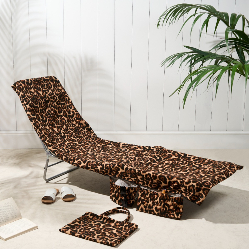 Navlake za plažne stolice i ležaljke – mikrovlakna, tisk, težina 400–500 g