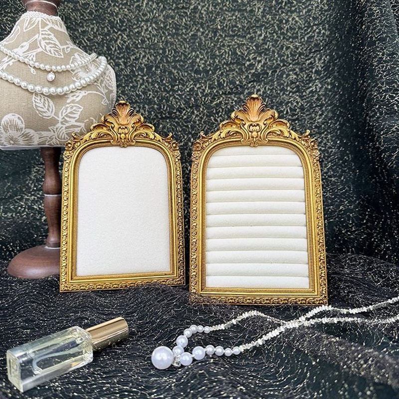 Papuošalų laikiklis staliniam naudojimui – vieno aukšto, daugiafunkcinis ekspozicijai karolėlėms ir auskarams