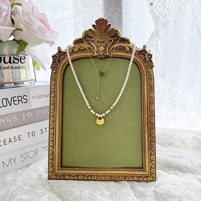 Papuošalų laikiklis staliniam naudojimui – vieno aukšto, daugiafunkcinis ekspozicijai karolėlėms ir auskarams