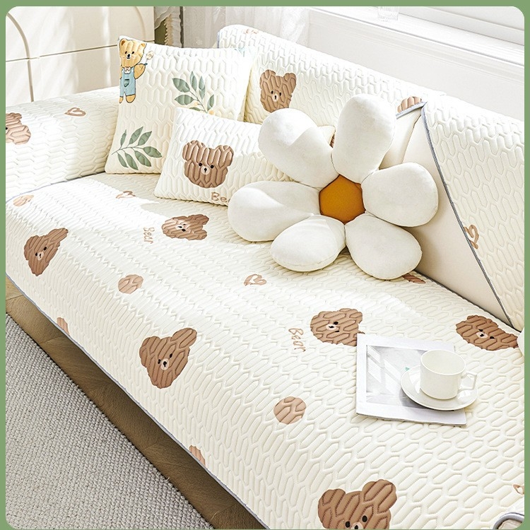 Dīvāna spilvena pārvalks ar dabīgu lateksu (>90%), izšūts audums, pielāgojams, moderns stils