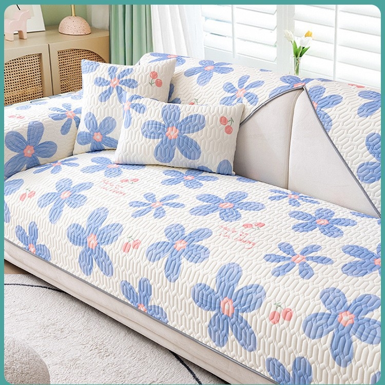 Dīvāna spilvena pārvalks ar dabīgu lateksu (>90%), izšūts audums, pielāgojams, moderns stils