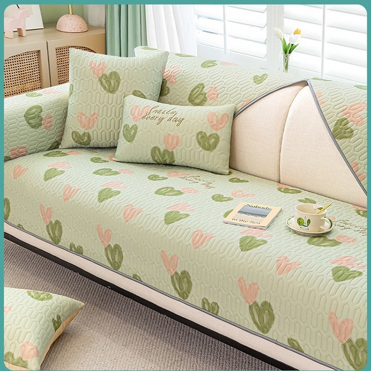 Dīvāna spilvena pārvalks ar dabīgu lateksu (>90%), izšūts audums, pielāgojams, moderns stils