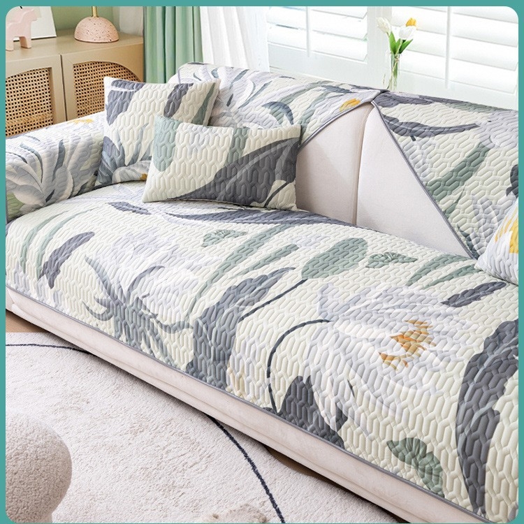 Dīvāna spilvena pārvalks ar dabīgu lateksu (>90%), izšūts audums, pielāgojams, moderns stils