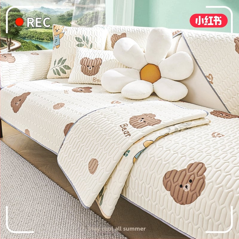 Dīvāna spilvena pārvalks ar dabīgu lateksu (>90%), izšūts audums, pielāgojams, moderns stils