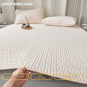 Trīsdaļīgs latexes dzesējošais mats ar Ice Silk, salokāms, piemērots studentu internātam, vienguļajam guļvietai, mazgājams (Materiāls: mākslīgais latekss; Darījums: Cits; Lateksa saturs: zem 70%; Stils: Mūsdienu vienkāršība)