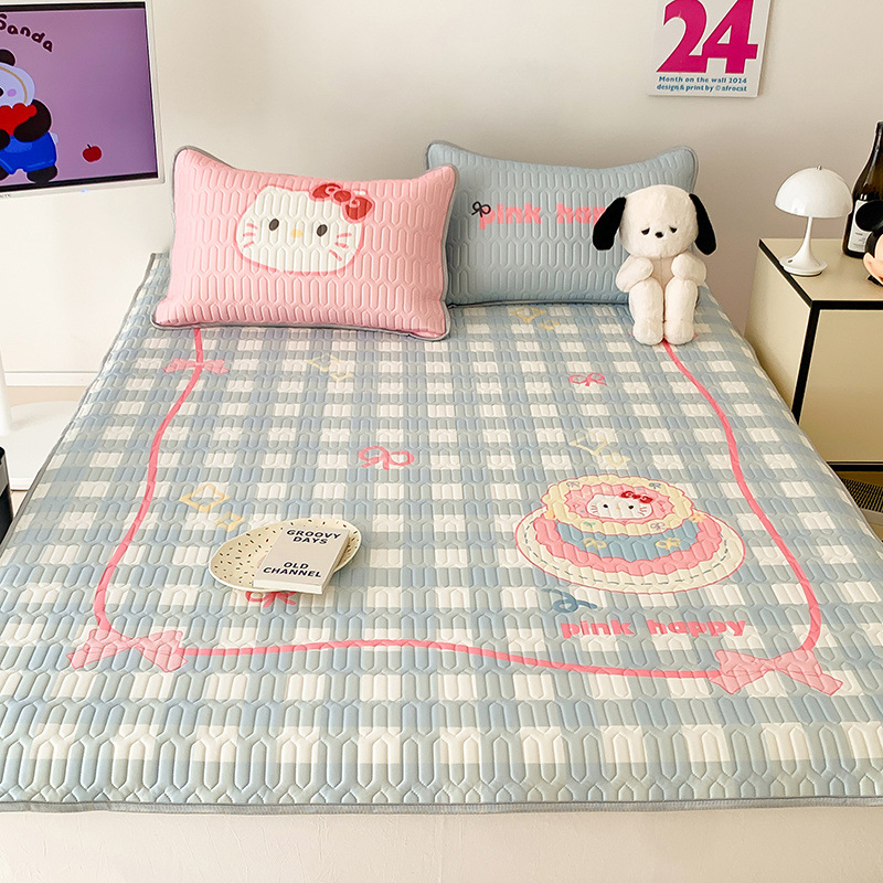 Trīs daļu atdzesējošs latex matrača komplekts bērnu gultām – mazgāšanai veļas mašīnā, saliekams, mūsdienīgs vienkāršs stils