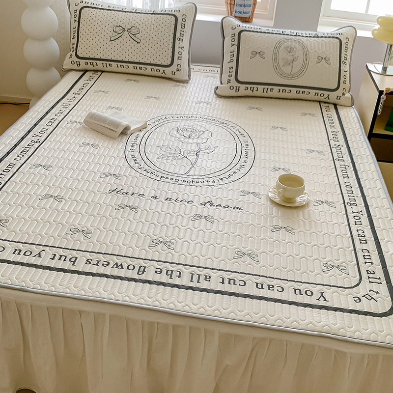 Trīs daļu atdzesējošs latex matrača komplekts bērnu gultām – mazgāšanai veļas mašīnā, saliekams, mūsdienīgs vienkāršs stils