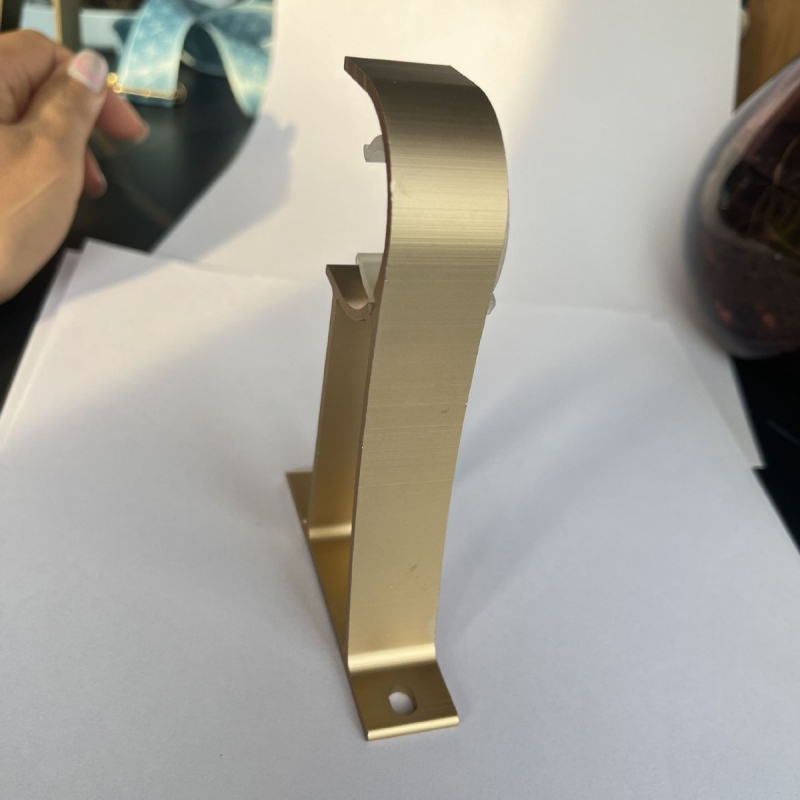 Romas stieņa stiprinājums aizkariem, alumīnija sakausējums, mūsdienīgs minimalistisks stils, modelis 5147, zīmols Jiadong