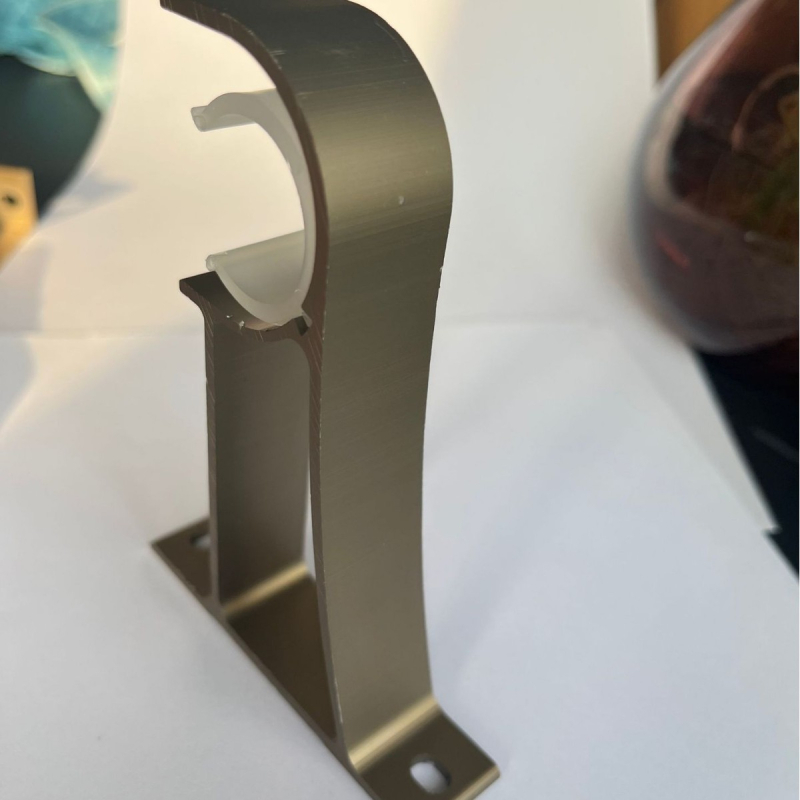 Romas stieņa stiprinājums aizkariem, alumīnija sakausējums, mūsdienīgs minimalistisks stils, modelis 5147, zīmols Jiadong