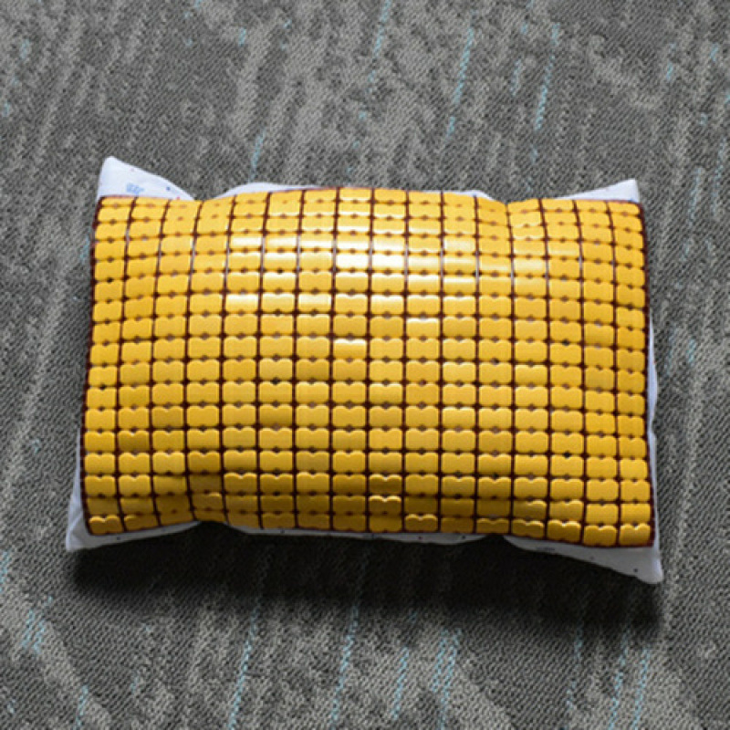 Vasaros atvėsinimo kilimėlių komplektas su latekso pagalve, pagalvės užvalkalu, bambukiniu kilimėliu ir nugaros atrama