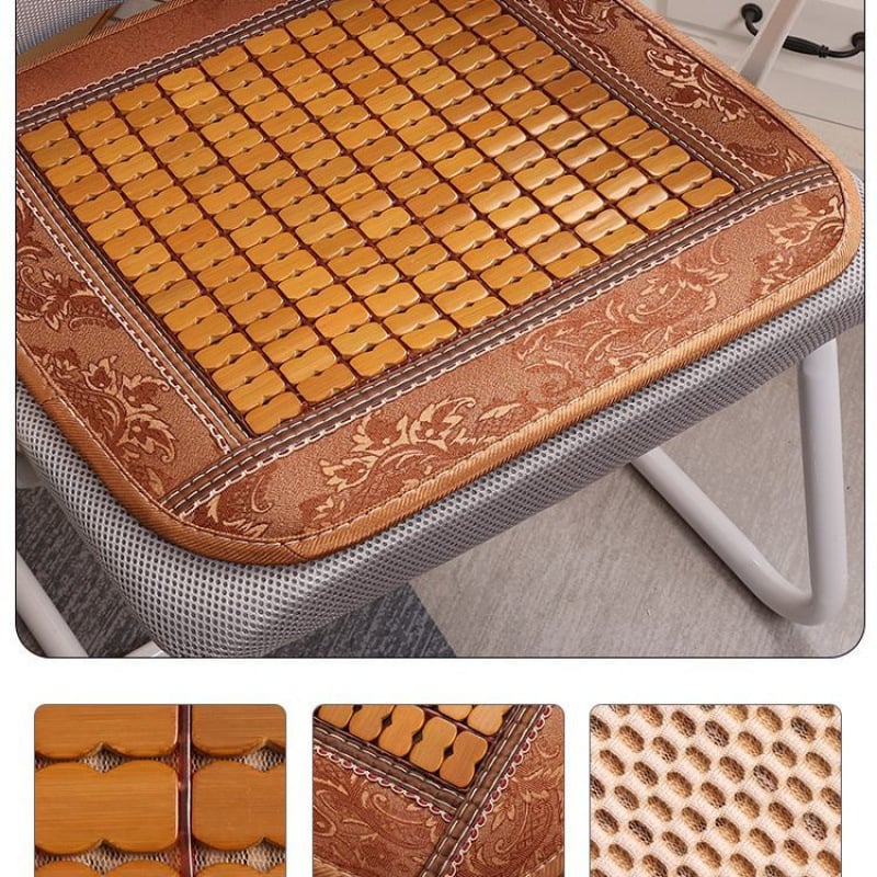 U veida bambusa sēdekļa spilvens ar lateksa pildījumu, birojam un viesistabai, Raksts: Solid, Houndstooth