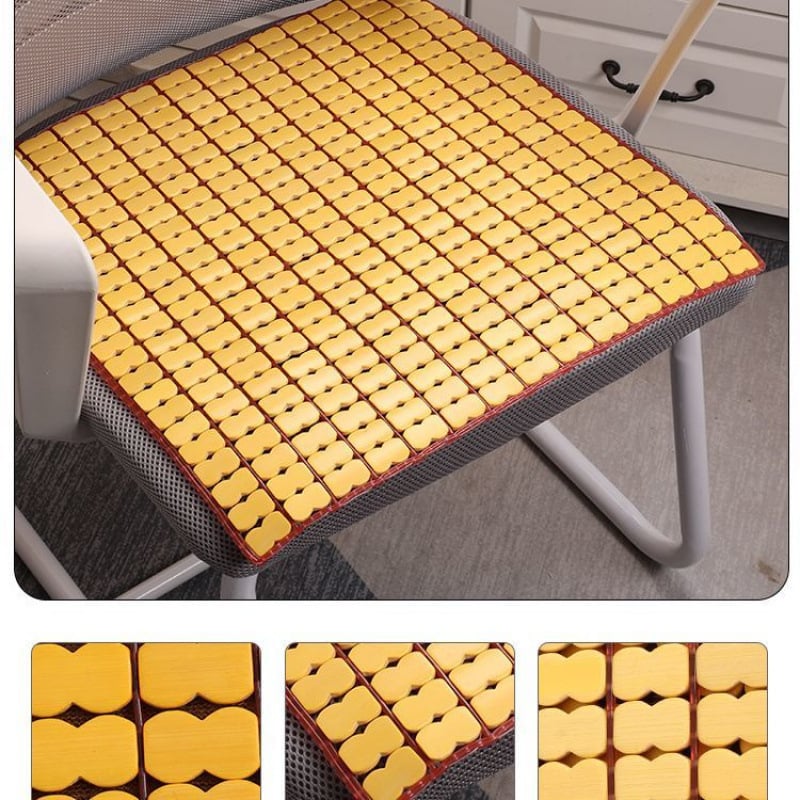 U veida bambusa sēdekļa spilvens ar lateksa pildījumu, birojam un viesistabai, Raksts: Solid, Houndstooth