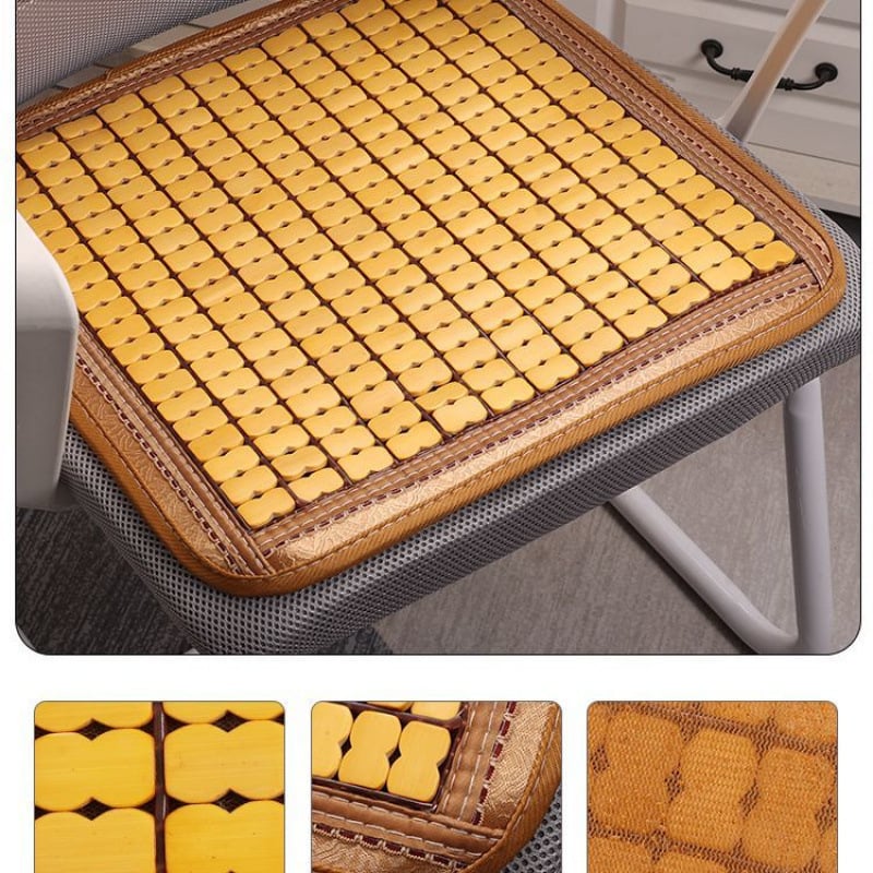 U veida bambusa sēdekļa spilvens ar lateksa pildījumu, birojam un viesistabai, Raksts: Solid, Houndstooth