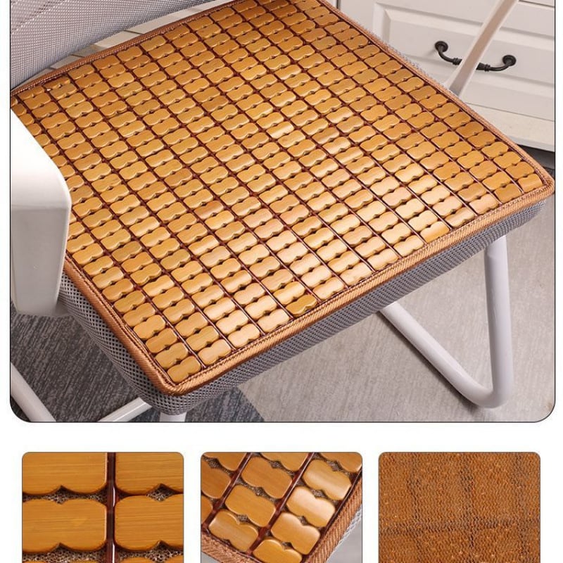 U veida bambusa sēdekļa spilvens ar lateksa pildījumu, birojam un viesistabai, Raksts: Solid, Houndstooth