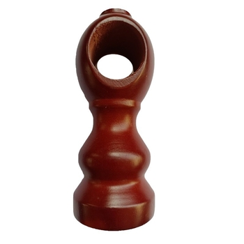 Koka aizkaru stieņa un romānas sliedes stiprinājumu komplekts — vienkāršs un dubultais stiprinājums, pamatne, dekoratīvs galvas rāmis; materiāls: koks; stils: Jaunais Ķīnas stils; nav pielāgojams