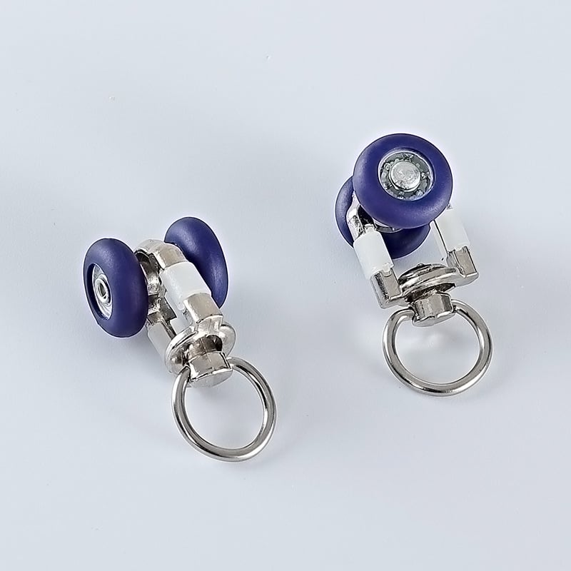 Luxus dupla függöny sín alumíniumötvözetből, felső szerelés, csendes gördülésű görgő, modell 1077