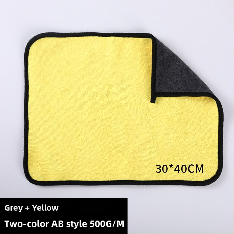 Korall plüss négyzet alakú törölköző, többfunkciós törlőkendő, 400–600 g, szegélyezett, logó nyomtatás elérhető