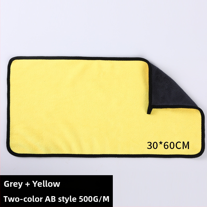 Korall plüss négyzet alakú törölköző, többfunkciós törlőkendő, 400–600 g, szegélyezett, logó nyomtatás elérhető