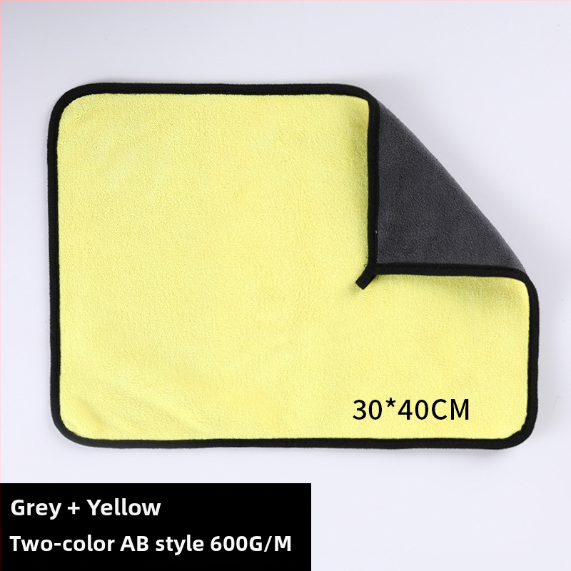 Korall plüss négyzet alakú törölköző, többfunkciós törlőkendő, 400–600 g, szegélyezett, logó nyomtatás elérhető