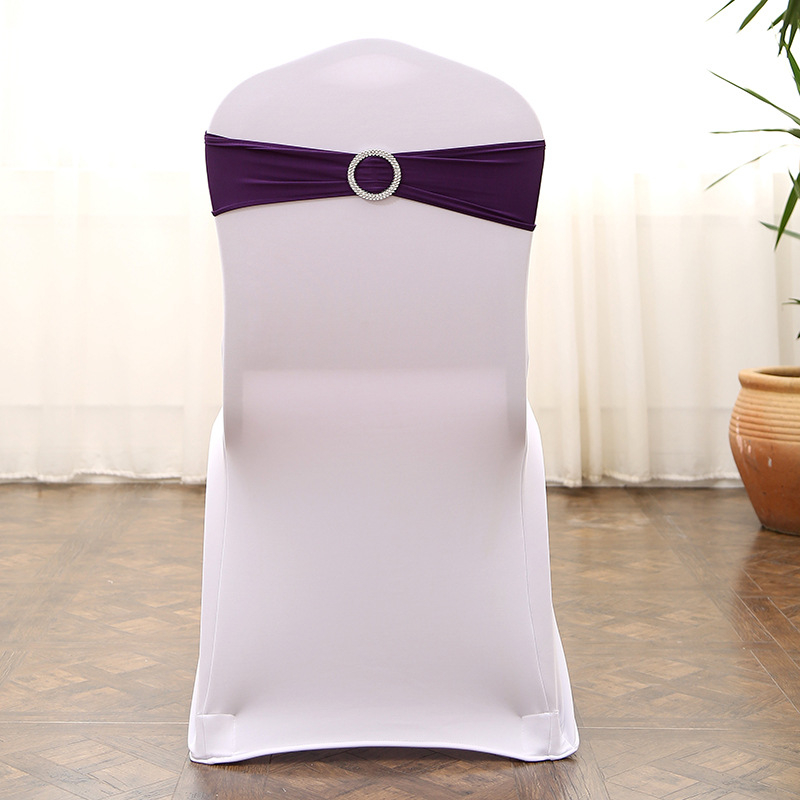 Husă de scaun din material elastic, cu accent floral, pentru banchetă și nuntă, dreptunghiulară, design modern minimalist