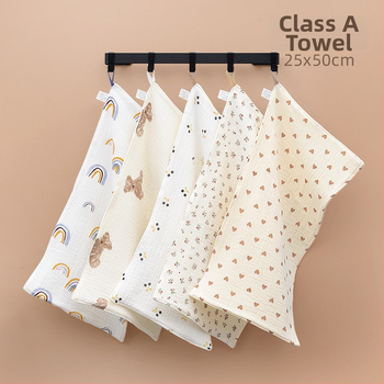 Gyerekeknek pamut arcmosó kendő fürdetéshez, akasztóval, 50–80 g, 40 szál, nyomtatási folyamat