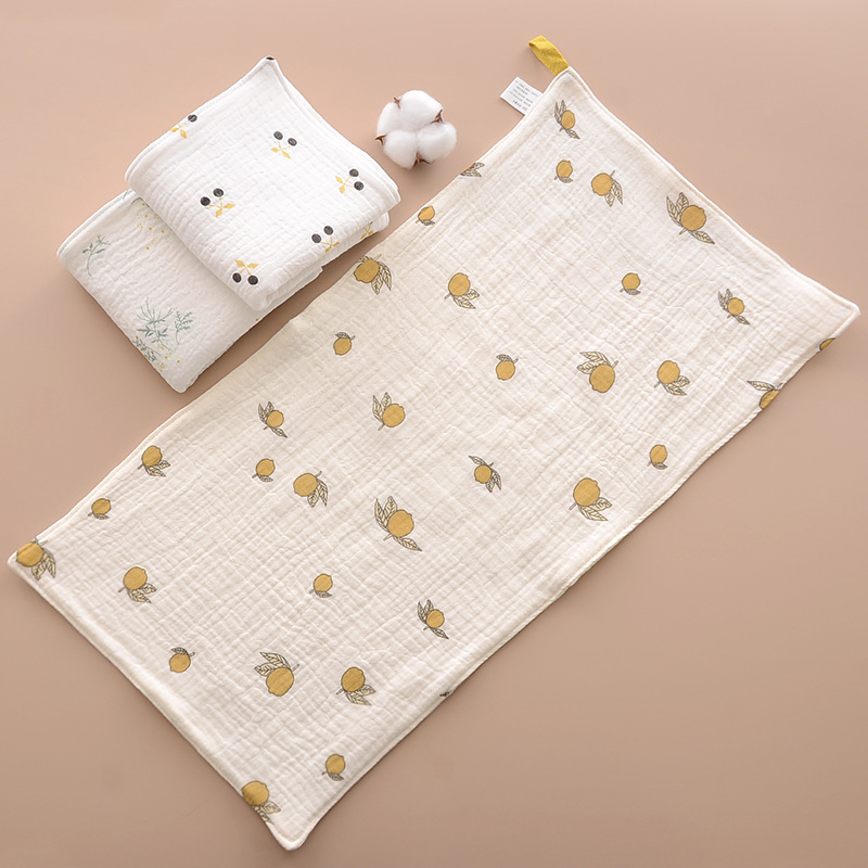 Gyerekeknek pamut arcmosó kendő fürdetéshez, akasztóval, 50–80 g, 40 szál, nyomtatási folyamat