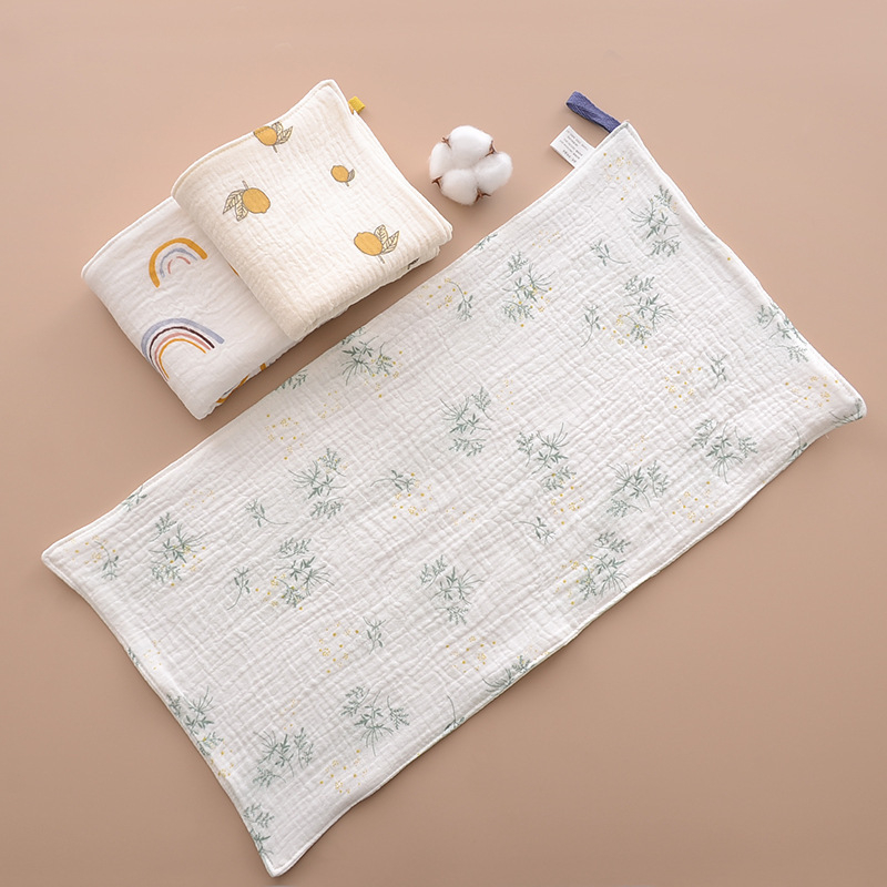 Gyerekeknek pamut arcmosó kendő fürdetéshez, akasztóval, 50–80 g, 40 szál, nyomtatási folyamat