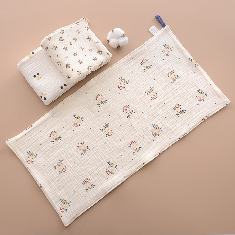 Gyerekeknek pamut arcmosó kendő fürdetéshez, akasztóval, 50–80 g, 40 szál, nyomtatási folyamat