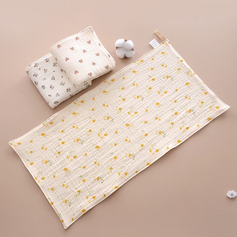 Gyerekeknek pamut arcmosó kendő fürdetéshez, akasztóval, 50–80 g, 40 szál, nyomtatási folyamat