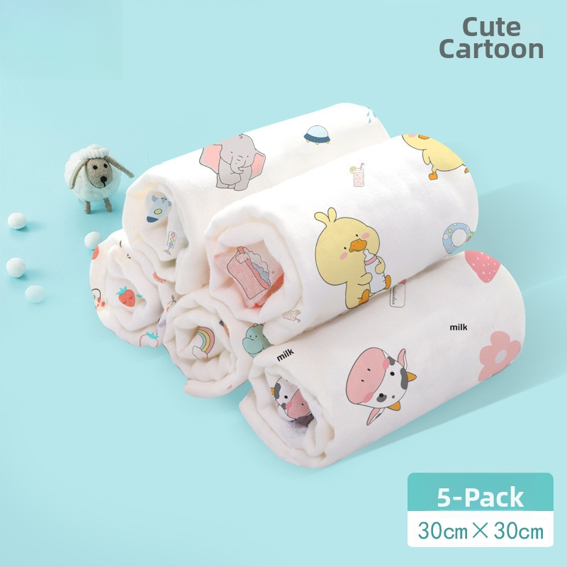 Bērnu marles dušas dvielis – 100% kokvilna, taisnstūrveida, 70 g