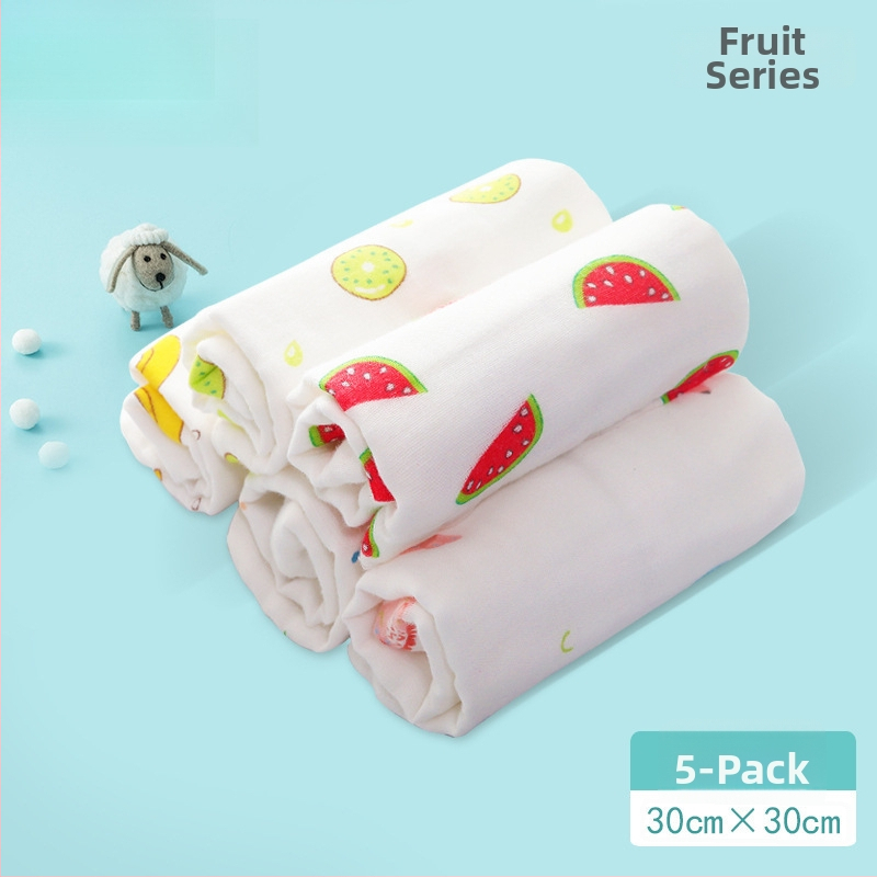 Bērnu marles dušas dvielis – 100% kokvilna, taisnstūrveida, 70 g