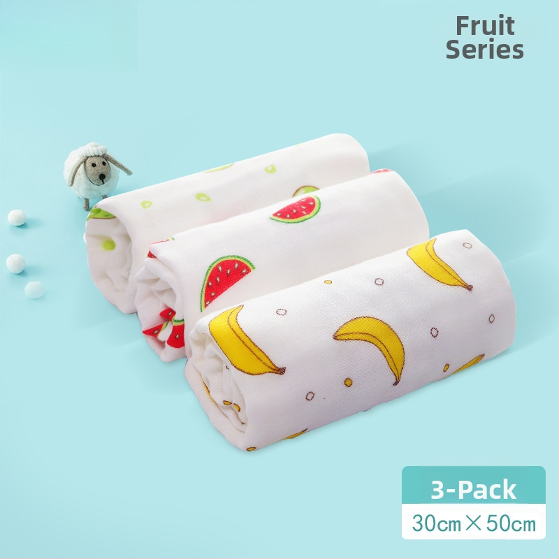 Bērnu marles dušas dvielis – 100% kokvilna, taisnstūrveida, 70 g