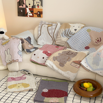 Négy réteg pamut géz törölköző, puha és nedvszívó, szálmentes, Jacquard szövés, 150D, alkalmas felnőttek és gyerekek számára