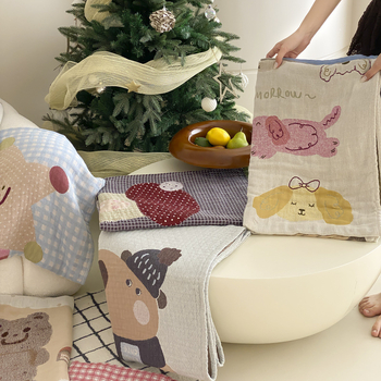 Négy réteg pamut géz törölköző, puha és nedvszívó, szálmentes, Jacquard szövés, 150D, alkalmas felnőttek és gyerekek számára