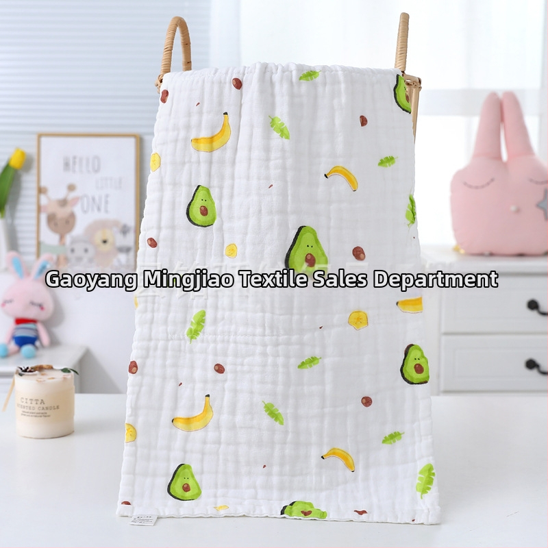 Gauze dvieļa vannai, 6 slāņi, 99% kokvilna, vienkārša diega, logotipa druka iespējama