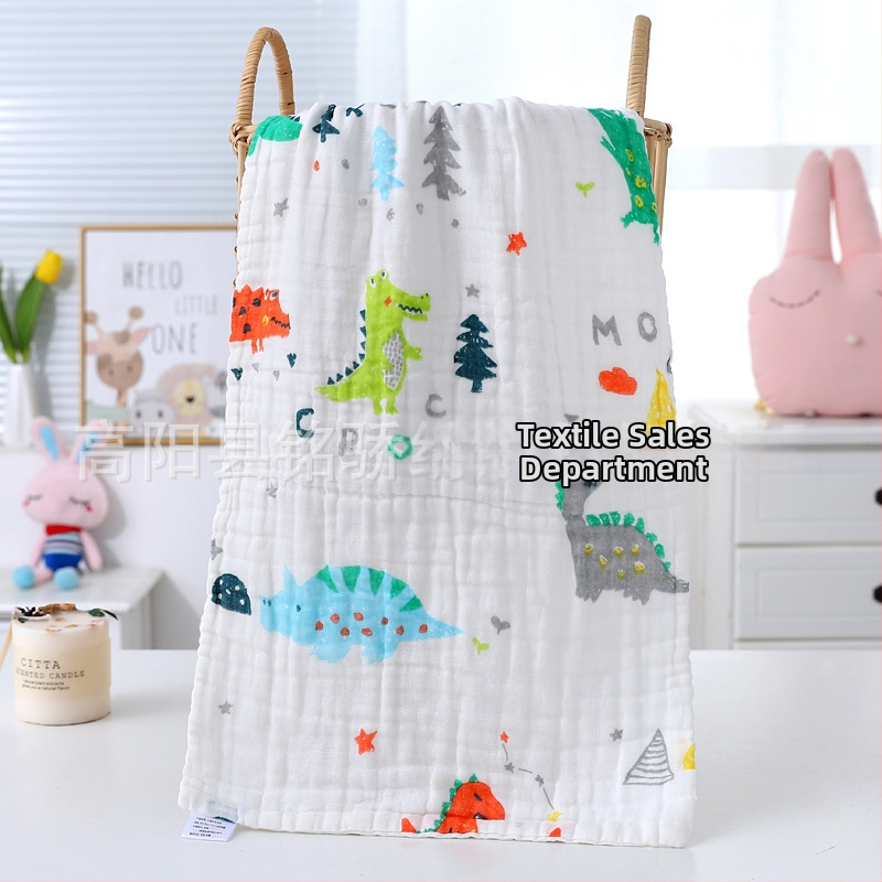 Gauze dvieļa vannai, 6 slāņi, 99% kokvilna, vienkārša diega, logotipa druka iespējama