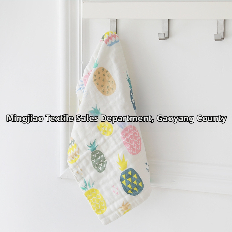 Gauze dvieļa vannai, 6 slāņi, 99% kokvilna, vienkārša diega, logotipa druka iespējama